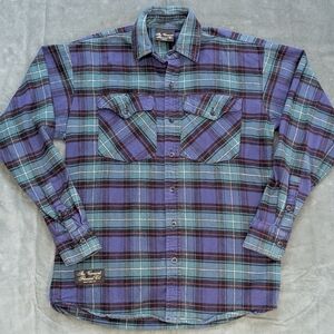 Vintage Men's Plaid Vermont Flannel Co. Size Small Long Sleeve